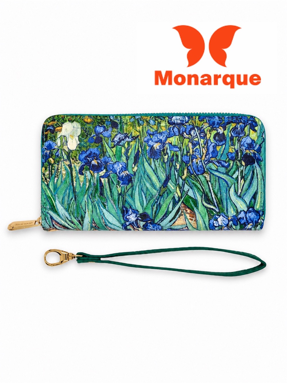 MONARQUE Van Gogh Irises Wristlet